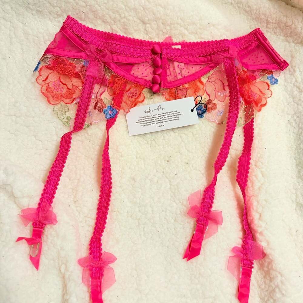 For Love & Lemons Luella Garter Belt XXS